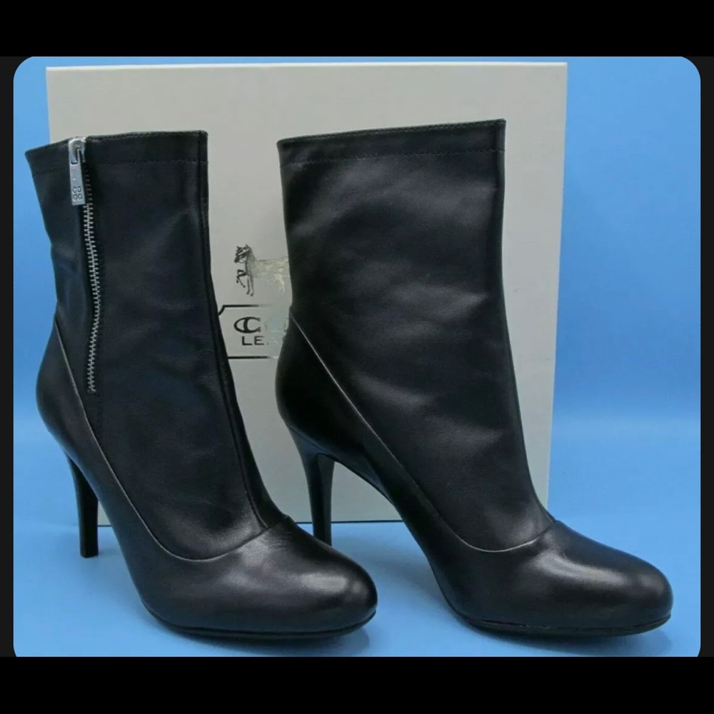 Coach Bethie Smith Booties leather